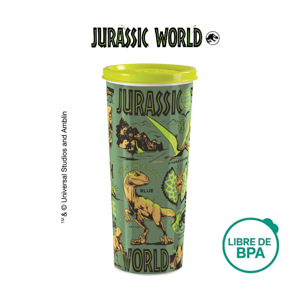 Vaso Con Sello Jurassic World 470 ml