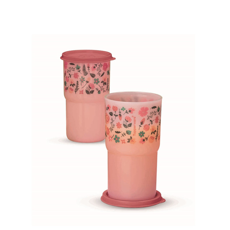 VASO C/SELLO SPRING ROSA 350 ML