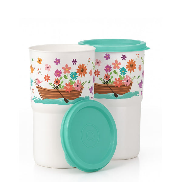 VASO Con SELLO TURQUESA (BARCOS) 350