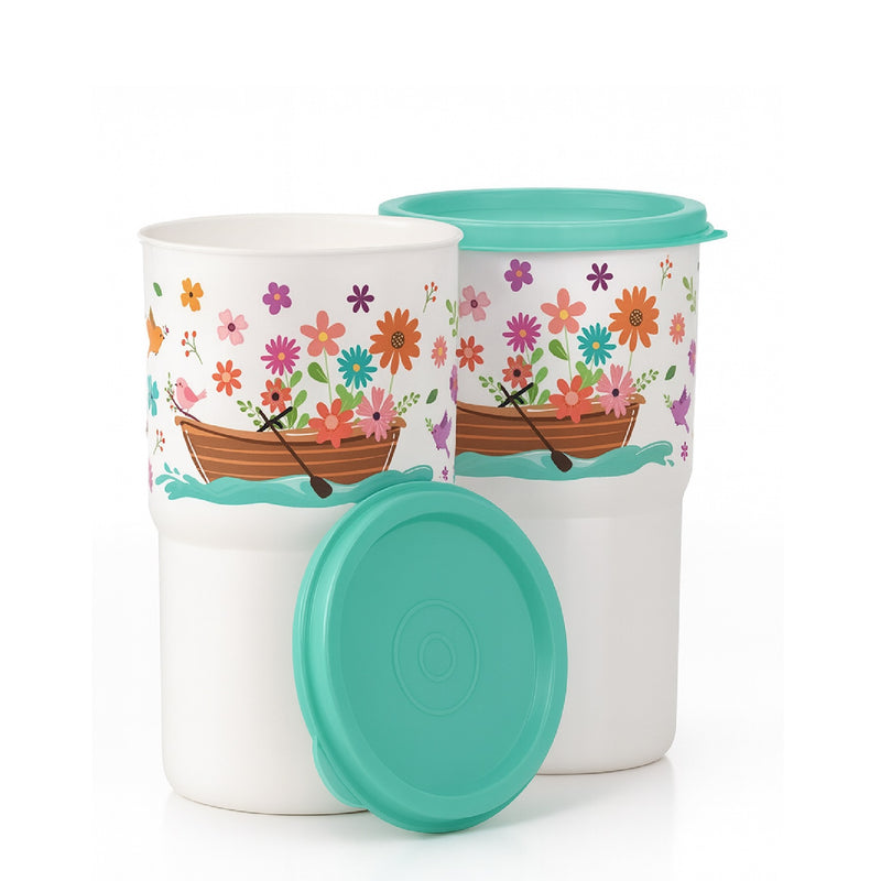 VASO Con SELLO TURQUESA (BARCOS) 350