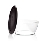 Clear Bowl Transparente y Negro 4 Lt